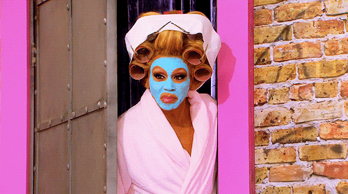 skin hydrated - blue mask
