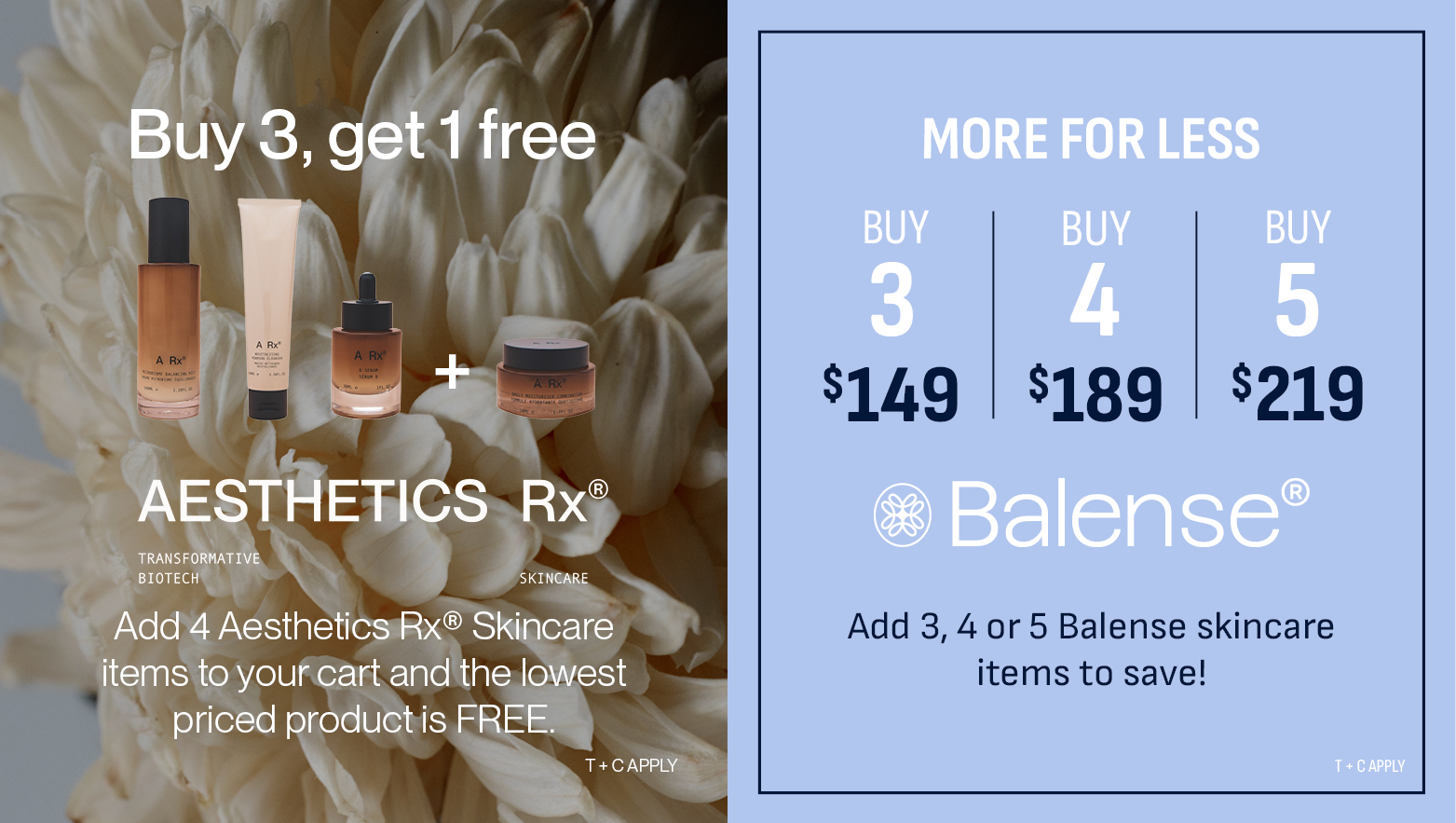 Skincare Products Promo
