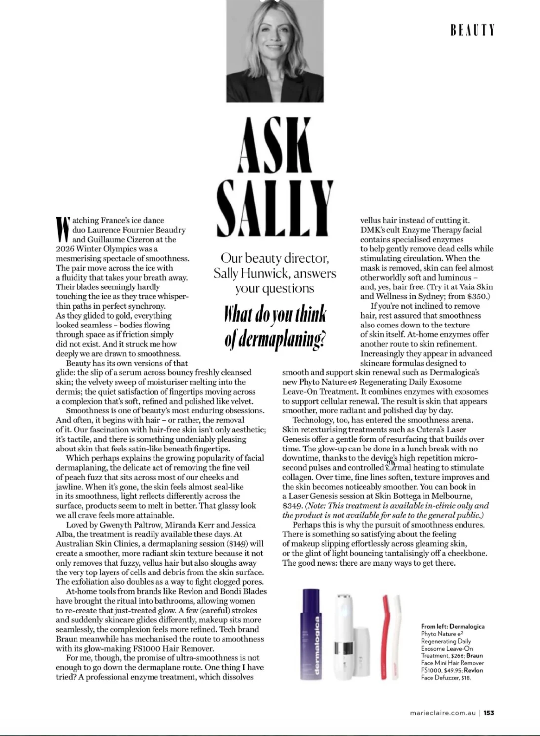 Dermaplaning - Marie Claire